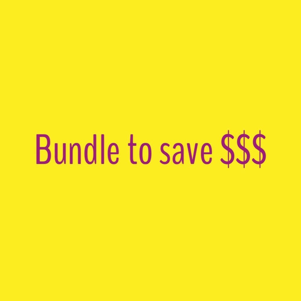 Bundle to save $$$
